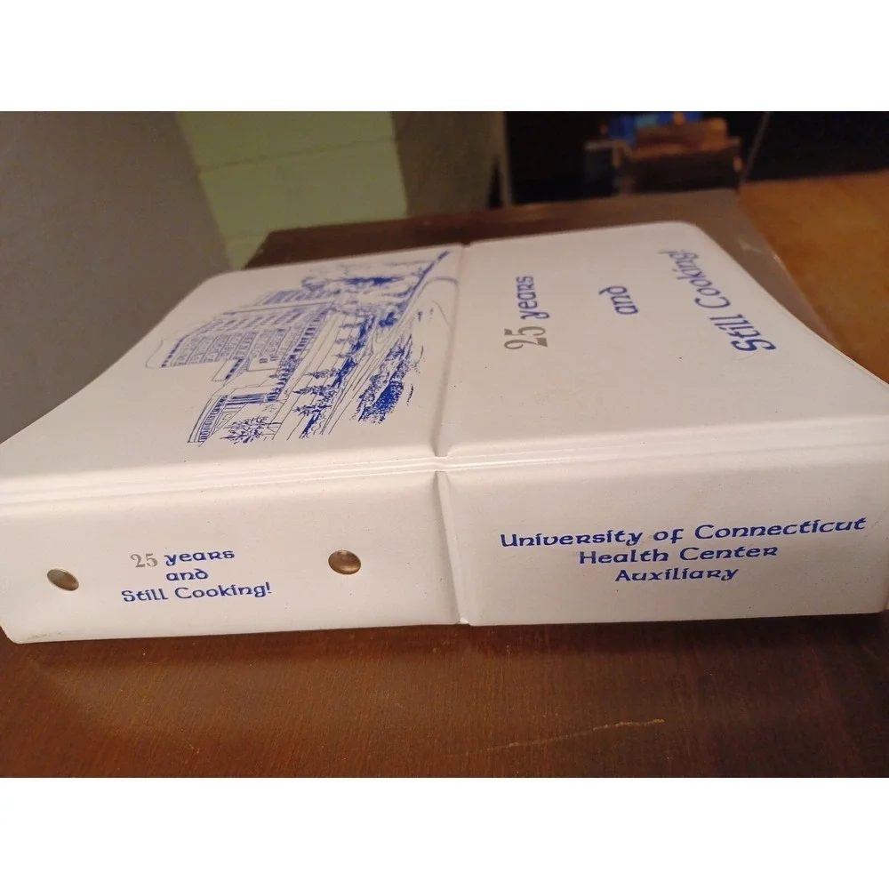 Vintage UConn Health Center Cookbook 25 Years and Still‎ Cooking 1994 Binder 90s